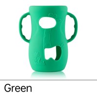 Universal Baby Bottle Cover Anti Break Thermal Insulation Glass Bottle Sleeves Durable with Handles Silicone Sleeves Infant