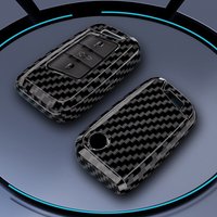 For VW Volkswagen Magotan Magotan GTE Passat B6 B7 B8 CC Arteon for Skoda Fabia Superb A7 Kodiaq Car Carbon Key Cover Case Fob