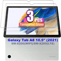 Tempered Glass Film For Samsung Galaxy Tab A8 10.5" 2021/2022 SM-X200/X205/X207 9H Screen Protector Ultra Clear Anti Scratch