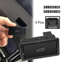 Electric Power Trunk Lock Control Switch Button Trunk Lid Lock 3VD959831 56D959831 For Skoda Octavia Superb Kodiaq Passat B8