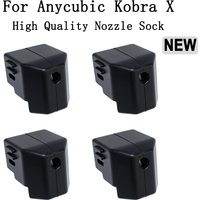 1-10pcs for Anycubic Kobra X Hotend Sock Nozzle Sock 300℃ High Temp Resist Kobra X Accessories Kobra X Toolhead Protector