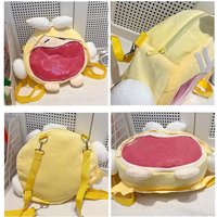 Anime Crossbody Heartache Bag Kagamine Rin Kawaii Decorate Kagamine Len Girl Large Capacity Storage Bag Girls Festival Gift