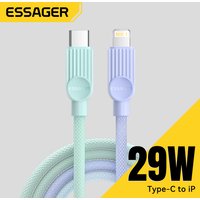 Essager USB C Color Cable For iPhone 14 13 12 11 Pro Max Xs iPad Macbook Wire 29W PD Fast Charging Type C To Lighting Data Cord