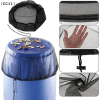 30-120cm Mesh Cover Netting For Rain Barrel Water Collection Bucket Raindrop Anti-fall Leaves Filter Net Water Tools〔CC11〕