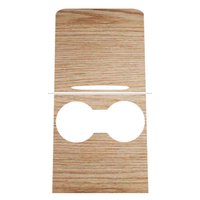 Fits Tesla 2021-2023 Model 3 Y Wood Grain Horizontal Stripes Center ABS Console Panel Grain Film Cover Stick
