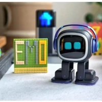 EMO Smart AI Roboter 2025 - Sprachsteuerung, Gesichtserkennung & Hausautomation, Lernfähiger Begleiter-Roboter für Smart Office