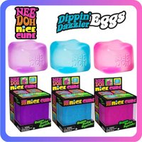 Nee-doh Nice Cube Sensory Squeezing Toy Cube for Stress relief and Fingertip Release Toy for Adult Pinching and Playing Toy Gift