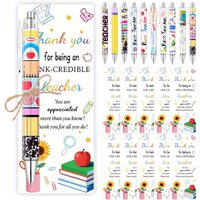 5/10 Sets Teacher Ballpoint Pen Set Bookmarks, Hemp Ropes Gifts For Teachers During The Start Graduation Office School Supplies
