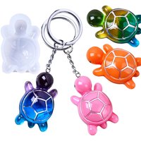 3D Cute Little Sea Turtle Silicone Mold DIY Handmade Animal UV Crystal Epoxy Resin Casting Mould Mini Tabletop Ornament Craft