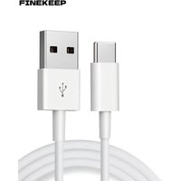 FINEKEEP 1M/2M/3M Thickened Heavy-Duty Durable Cord USB A to Type C Fast Charging Cable for Samsung Xiaomi Huawei