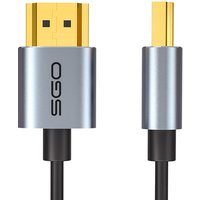Ultra Thin 8K HDMI to HDMI Cable Ultra Slim & Flexible Soft HDMI 2.1 Cord Supports High Speed 8K@60Hz 4K@120Hz 48Gbps mini HDMI