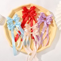 2Pcs/lot Womens Fashion Cute Hairgripes Elegant Bows Tassel Hairpin Sweet Headdress Party Date Girls Hair Accessories Wholesale