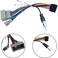 2Din Car Player Android Radio Stereo ISO Cable FIT For Honda For Civic 16 PIN Wiring Harness Cable Connector