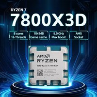 AMD Ryzen 7 7800X3D 8-Core 16-Thread B650 5NM 4.2GHz Socket AM5 L3=96M R7 7800X3D Processor 120W DDR5 No Fan