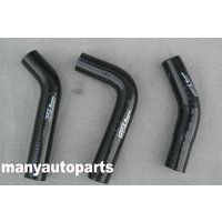 Silicone Radiator Hose For YAMAHA RD250 RD350 LC 4L0 4L1 RD 250LC 350L BLACK