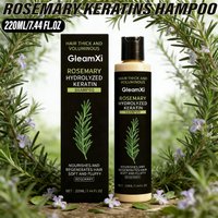 Rosemary Keratin Volumizing Shampoo 220ML Deep Nourishing Hair Care Repair Damage Boost Fullness Smooth Frizz Control Daily Use