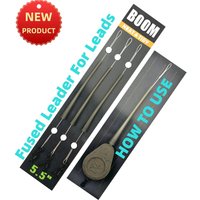 Carp Fishing Lead Inline Accessories Fused Hooklink For PVA Bags Leader Line Of Fluorocarbon Boom Terminal Tackle