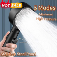 Pommeau de douche Xiaomi, 5 modes, économie d'eau, réglable, haute pression, pulvérisation manuelle, accessoires de salle de bain suspendables, nouveau
