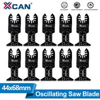 XCAN 1/5/10pcs 44mm Oscillating Saw Blades High Carbon Steel Plunge Cutting Multitool Blades for Metal Wood Nails Screws Plastic