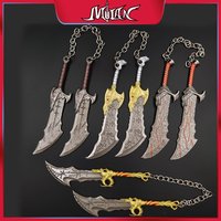 13 CM God of Wars 5 Game Peripherals Blades of Chaos Metal Craft Weapon Model Collectible Ornamnets Creative Birthday Gifts Toy