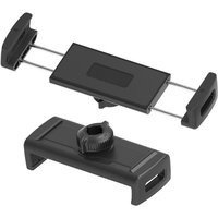 Universal Cellphone Tablet Bracket Clamp for 17mm Ball Head Base Adjustable Phone Holder for 5-12.9 inch Mobile Devices