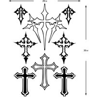 AliExpress NONE Gothic Cross Claw Mark Reflective Motorcycle Stickers Moto Bike Helmet Body Decor Vinyl Decals Accessories For KTM Duke 125 790