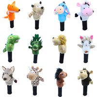 Several Animals Golf Fairway #3#5 Wood Head Covers Plush Golf Headcovers For Men Women Mascot Novelty Cute Gift