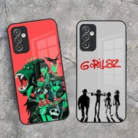 Virtual Rock Band Gorillaz Phone Case for Samsung Galaxy S25 S24 S21 S20 S23 S22 Note20 FE Edge plus Ultra Glass Cover