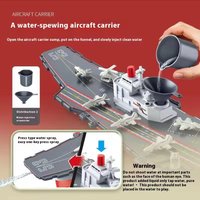 Children Large educational toys for children simulated children's inertial aircraft carrier water jet ship kindergarten small gi