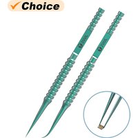 2UUL-Pince à épiler Ti01 Ti02 en alliage de titane vert pour téléphone portable, pince de réparation de fil volant, carte mère haute fierté