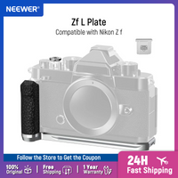 NEEWER Retro L Shaped Bracket Handgrip Handle Grip Camera Accessories with Arca Type Quick Release Baseplate Only For Nikon Z f