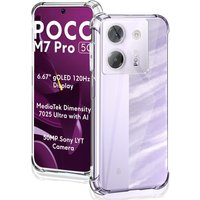 For Xiaomi Poco M7 Pro M7Pro 5G 2025 Case Clear Silicone Soft Phone Cover For PocoM7Pro M 7 Shockproof Transparent Protect Cover