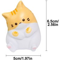 Cat Stress Relief Squishy Toy PU Slow Rising Squeeze Toys Antistress Ball Cartoon Table Ornaments Squishy Stress Reliever Toys