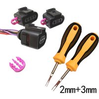 Car Plug Terminal Removal Tool Key Pin Extractor Puller 2mm/ 3mm For Removal Terminal Blocks Auto Motorcycles Repair Tool