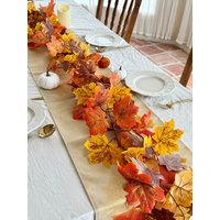 Simulation Maple Vine Garland simulation plant autumn decoration, thanksgiving Halloween wedding decorations