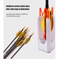 Archery Spiral Fletching Jig, Spin Wing Vanes DIY Tools for Recurve, Compound Bow Shooting, Outdoor Accessories, 1Pcs 3D Printi