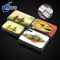 ANFS 1pc Metal Tackle Box, Fly Fishing Storage Box, Premium Design Hook Organization, Organized Tackle Box, Fishing Tackle Box