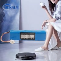 2026 100% Original For XiaoMi Viomi S9 Lydsto R1 Roidmi Eve Plus 14.4V lithium battery 2P4S 4800mAh 6800mAh 9800mAh 12800mAh