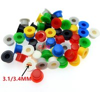 70pcs/lot Key cap A101 outer diameter 5.5 high 4.5 with 6*6 round hole button 6X6 touch switch inner diameter of cap 3.1/3.4mm