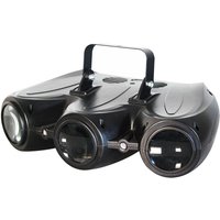 30W RGBW Colorful Pattern Stage Effect Light Sound Control Self-Propelled LED Three Head Airship Projector DJ Disco Party Lights