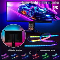 RGB Gaming Lights Strip Monitor Backlight LED Display Sync PC Screen Ambient Lighting APP Synchronization Decor Game Room Party