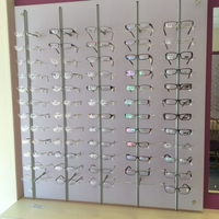 Sunglasses Locking Display Rack Wall Mount Acrylic Eyeglasses Display Rack