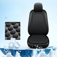 Cool Silk Car Seat Cover for Single Front Seat Breathable Seat Protector Massage Bubble Cushion Easy To Install Cover