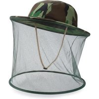 Camouflage Mosquito Net Fishing Hat Breathable Insect Bee Proof Head Net Cap Outdoor Sun Protection Hat for Beekeeping Hiking
