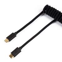 Keychron Coiled Aviator Keyboard Cable for K, Q, V Series Keyboards and Lemokey Keyboard