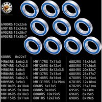 10Pcs 688-2RS Bearing 8x16x5mm ABEC-7 Hobby Electric RC Car Truck Ball Bearings 6700RS 6701RS 6702RS MR105RS MR115RS Blue Sealed