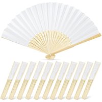 Foldable Bamboo Fans 1/5/10PCS Eastern Style Handheld Fan Chinese Fan for DIY Decoration Wedding Dancing Party Summer