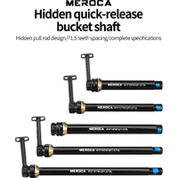 AliExpress NONE Quick-release Thru-axle Rod For Bicycles 12/15MM Ultralight Aluminum Alloy QR MTB Road Bike Hidden Thru Axle Rod Accessories