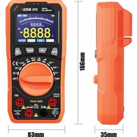 VICTOR 970 DIgital Multimeter Voltage TFT Screen 6000 Counts1800mAh Lithium Battery Type-C AntoRange Multimetro Electric Tester