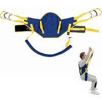 Patientenlifter zum Sitzen und Stehen mit gepolsterter Schlinge und Rückenstütze, Patientenlifter-Schlinge kompatibel mit den meisten Mobilitätshilfen und -geräten, Größe M-L